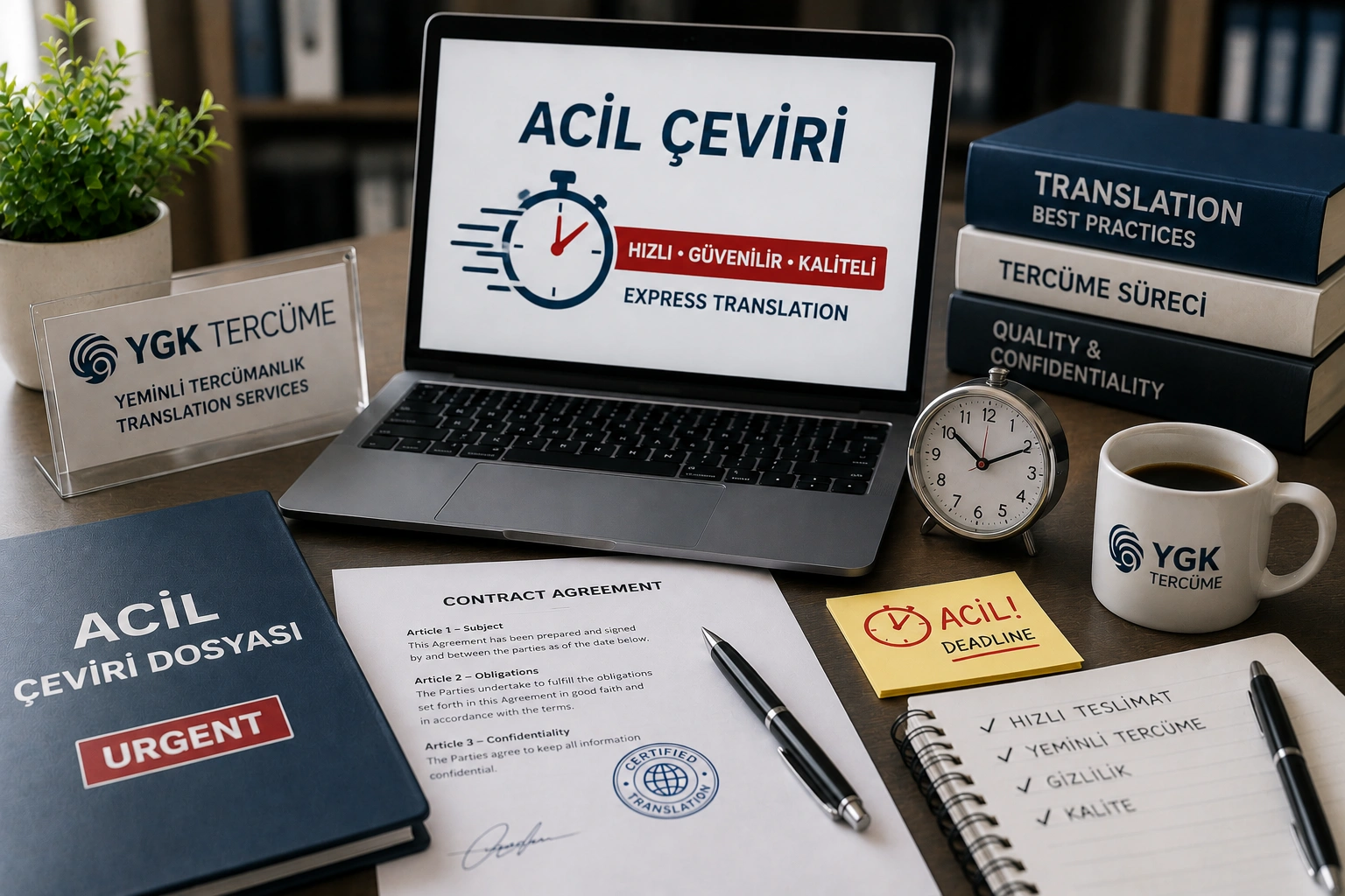 Profesyonel Acil Tercüme Hizmeti