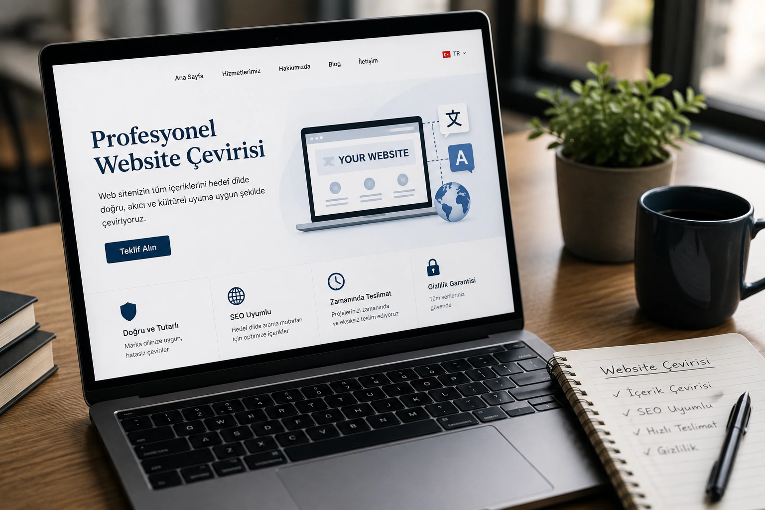 Profesyonel Website Çevirisi Hizmeti